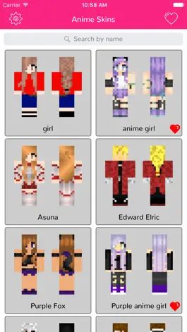 Game screenshot Anime Skins - Best Skins for Minecraft PE mod apk