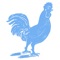 Send cute Chicken Stickers to all your chicken-loving friends