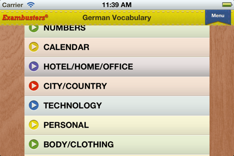 Praxis II German Prep Flashcards Exambusters screenshot 3