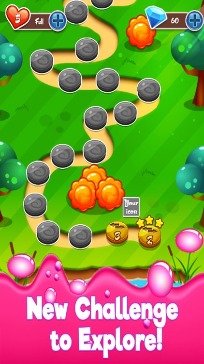 Donut Blast Legend Delicious Gummy Match 3 Game