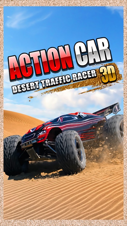 ATV 3D Action Car Desert Traffic Racer Racing Game
