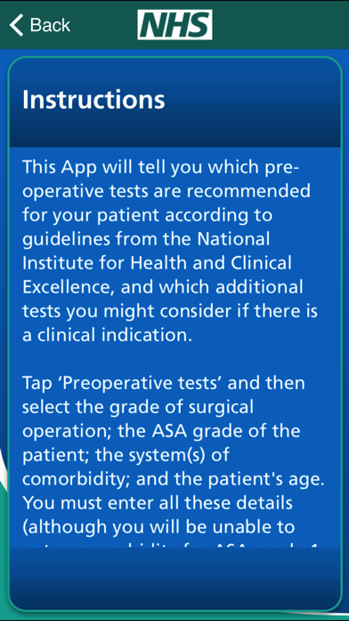 How to cancel & delete NHS Pre-operative Test Checker from iphone & ipad 3