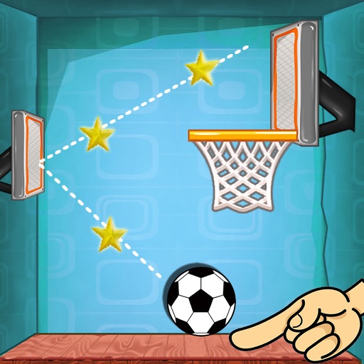 Wall Free Throw Soccer Game iOS App