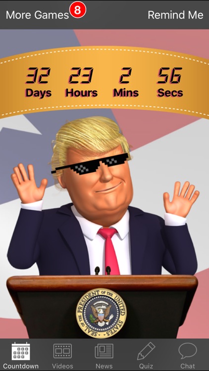 Countdown to President Trump