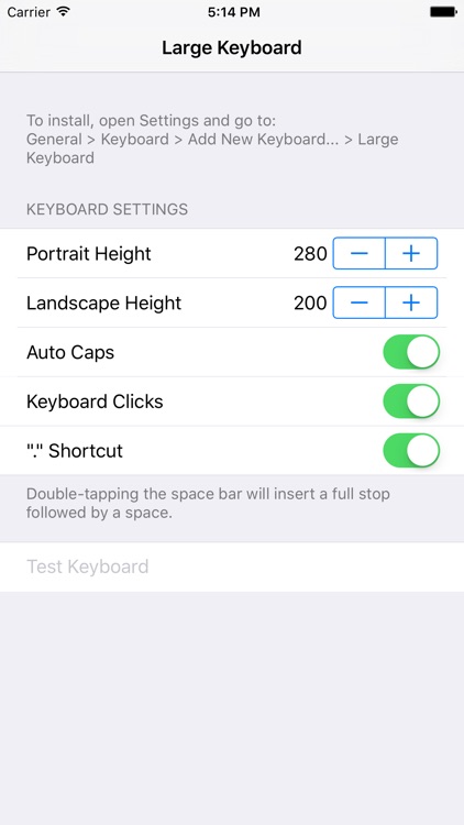 Larger Keyboard – Type Faster w Bigger XL Keys screenshot-3