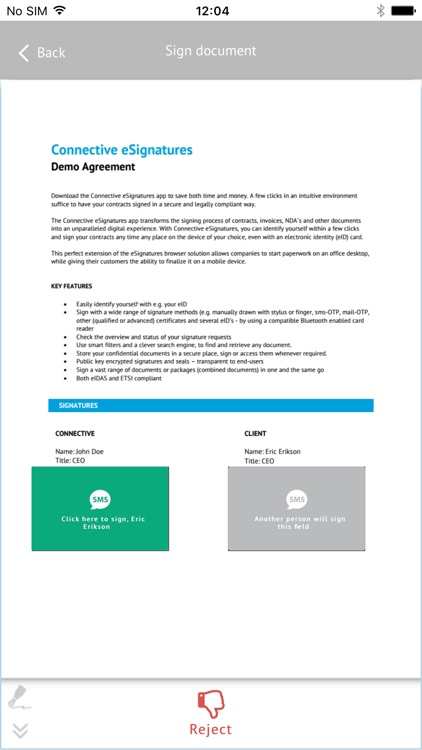 Connective eSignatures