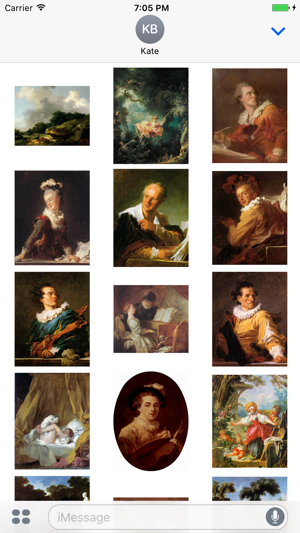 Fragonard Artworks for iMessage(圖1)-速報App