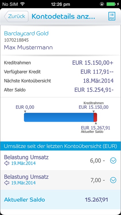 Barclaycard App screenshot-3