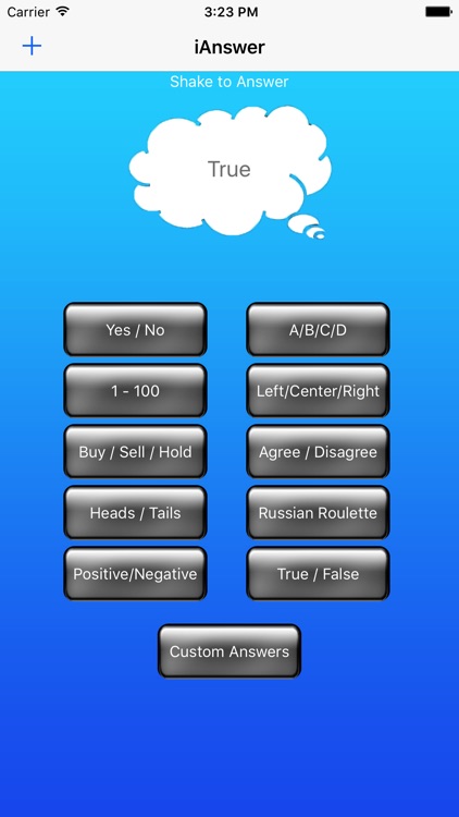 iAnswer "Random Answer Generator"
