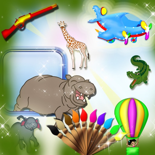 Wild Animals School Games Center icon