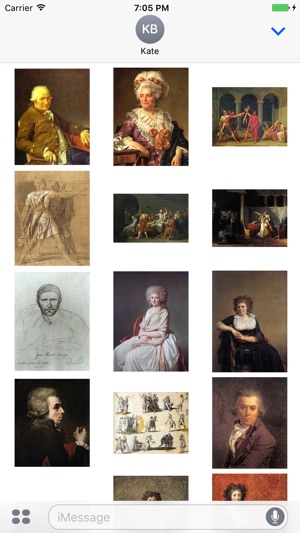 Jacques Louis David - Artworks Stickers(圖2)-速報App