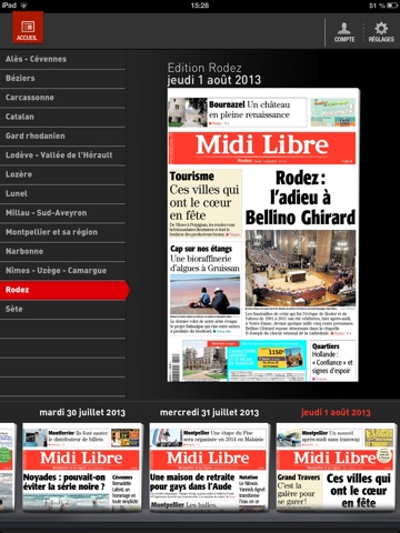Midi Libre pour iPad screenshot 3