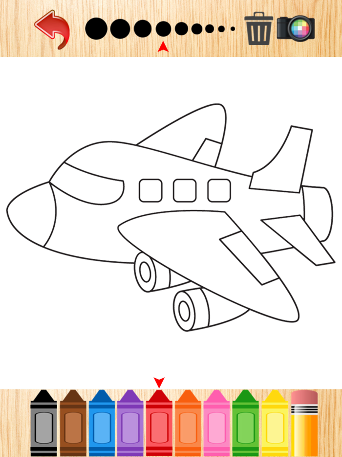 Airplane Coloring Book For Kids and Toddlers Free