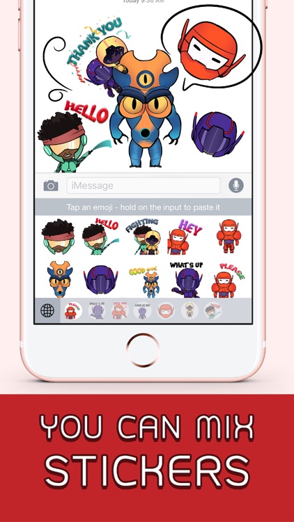 Big Robot Art Stickers for iMessage