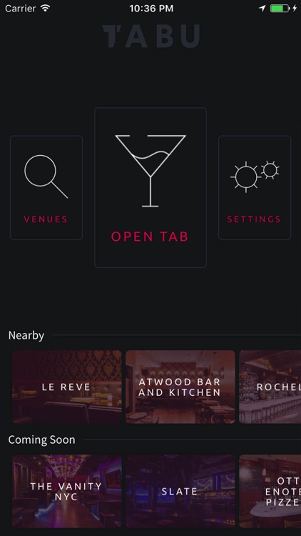 TABu - One touch tab payments