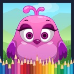 Bird Coloring Book - 动物图片 可爱的著色书