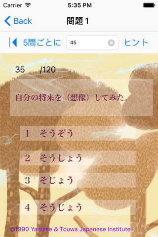 N2 文字語彙問題集 screenshot 3