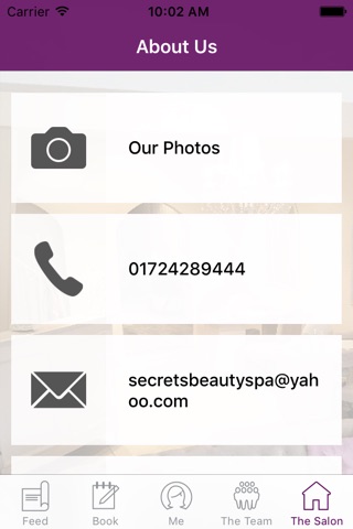 Secrets Beauty Spa screenshot 3