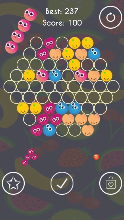 Hex Match - Hexagonal Fruits Hex Matching Game