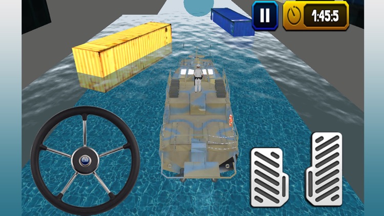 Navy Boat Parking & Army Ship Driving 3d Simulator