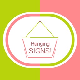 Hang a Sign! II (Yellow Green/Salmon)