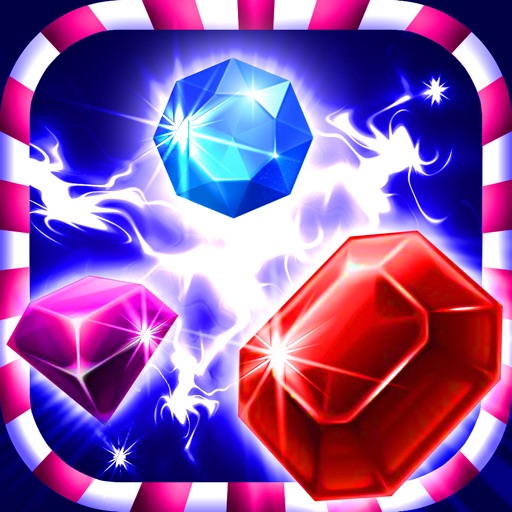 Jewel Deluxe Mania - Match 3 Splash Free Games Icon