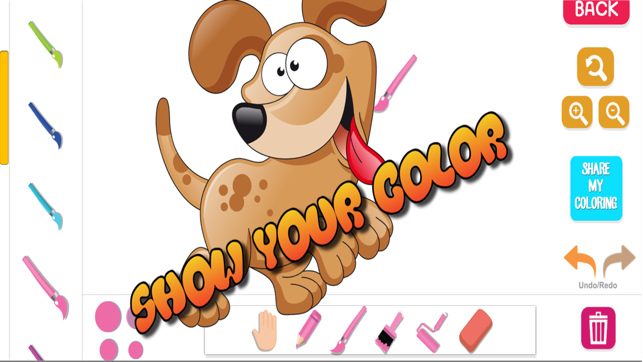 Kids Coloring Drawing Book - Cute Animal & Dog(圖1)-速報App