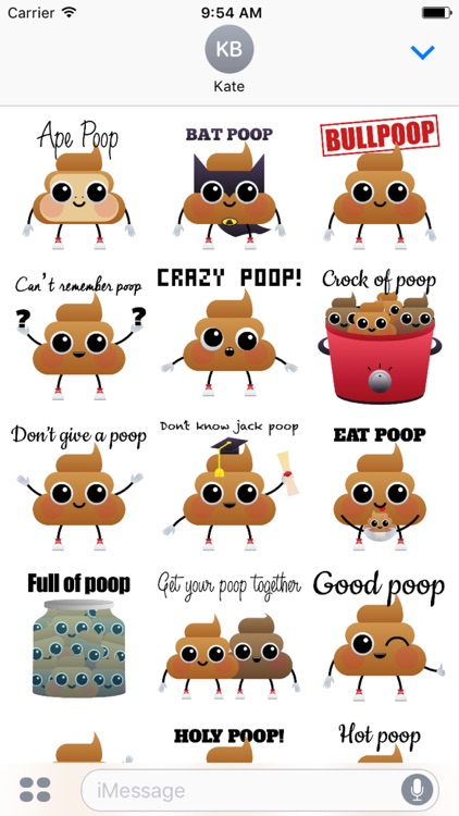 Poop Quotes Stickers