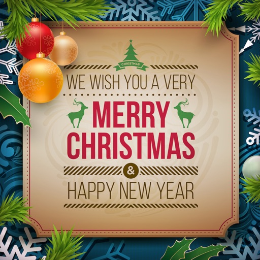 Merry Christmas & New Year Cards Free icon