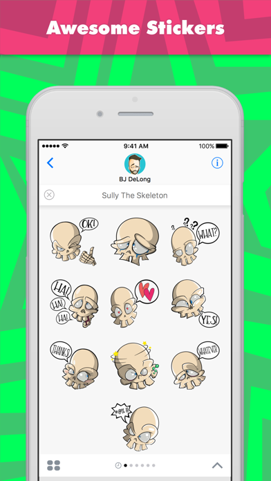 BeejaydelによるSully The Skeletonステッカーのスクリーンショット1 BeejaydelによるSully The Skeletonステッカーのスクリーンショット1