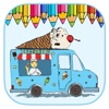 Best Game Coloring Page For Ice Cream Truck