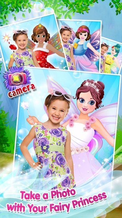 Fairy Princess Fashion - Dress Up, Makeup & eCard Maker Game Screenshot 2