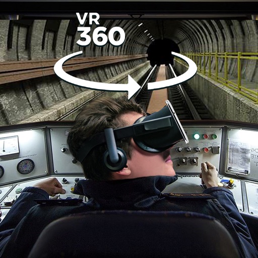 VR Subway 3D Simulator Icon