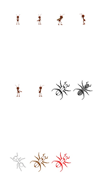 Ants Three Sticker Pack