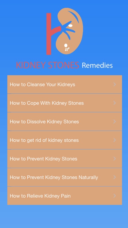 Kidney Stones Natural Remedies