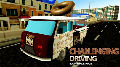 Donut Van Delivery Simulator & Mini Truck Driving Screenshot on iOS