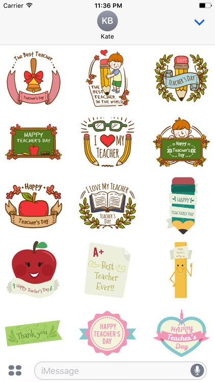 Teacher's Day Sticker Pack