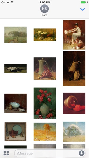 Emil Carlsen Artworks Stickers