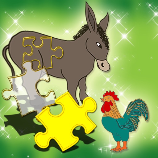 Puzzles Of Farm Animals icon