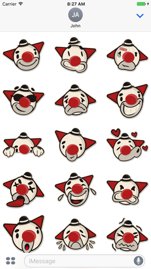 Clown Face Sticker Pack(圖1)-速報App