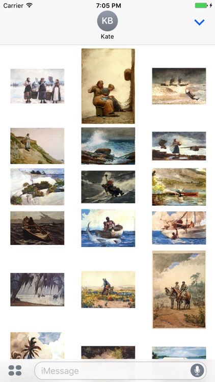 Winslow Homer Artworks Stickers