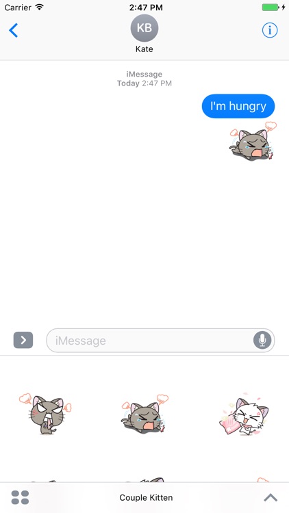 Couple Kitten Animated Sticker