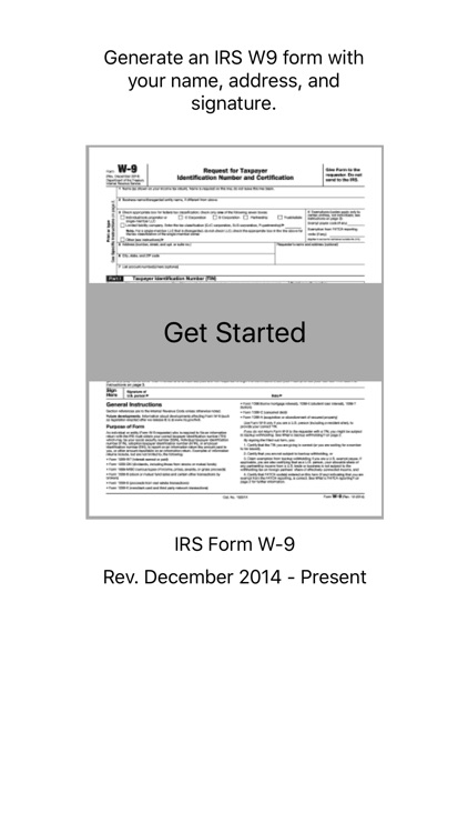 W9 Form: Sign and Send IRS Form W9
