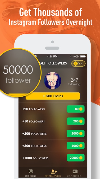 Get followers instagram app