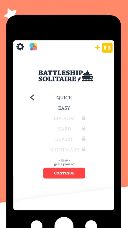 Battleship Solitaire Puzzle