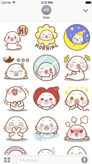 Baby Seal for iMessage Sticker(圖3)-速報App