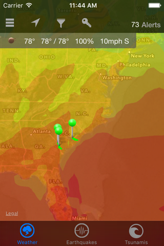 Скриншот из Natural Disaster Maps