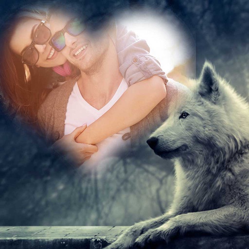 Wolf Moon Photo Frame - Best Photo Frame Editor