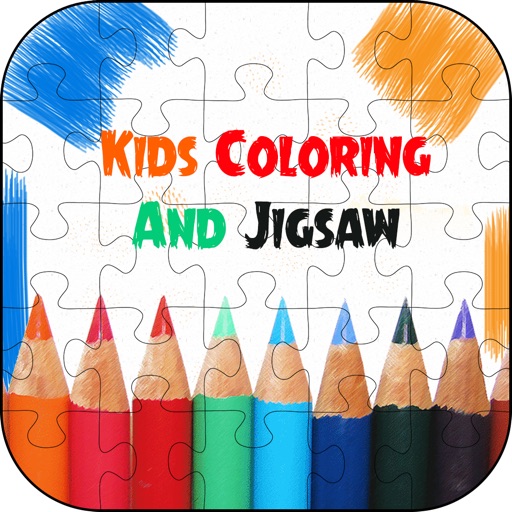 Kids Coloring & Jigsaw - Kids coloring and puzzle