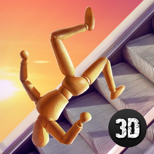 Stair Dummy Crash Test Simulator 3D